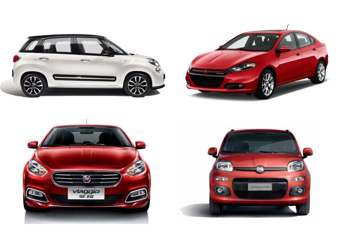 The Fiat 500L, Dodge Dart, Fiat Viaggio and Fiat Panda are the group's latest products. Their goal: big sales numbers. 