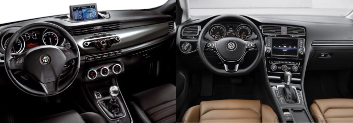 Alfa Giulietta vs VW Golf 5
