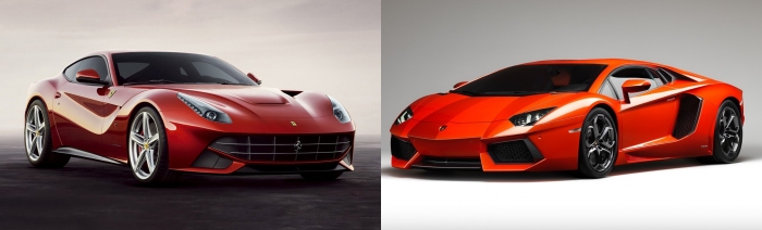 Ferrari vs Lamborghini 1