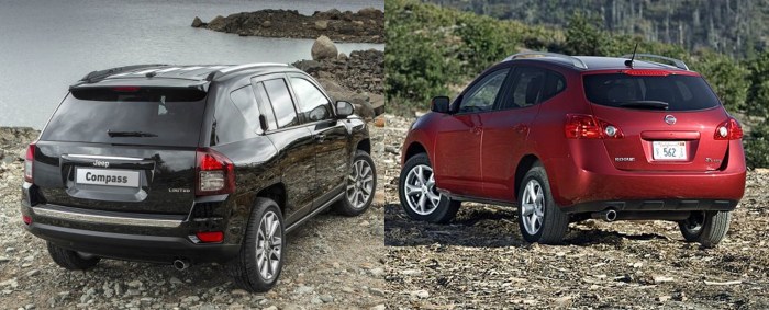 Compass vs Rogue Qashqai 4