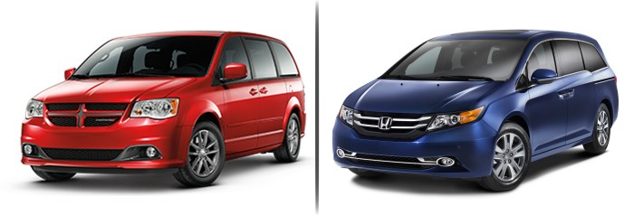 Dodge Caravan vs Honda Odyssey 2