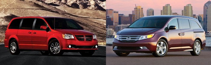 Dodge Caravan vs Honda Odyssey