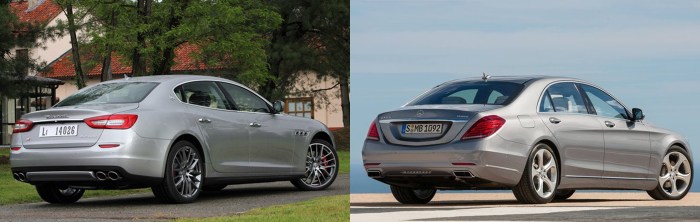 Maserati Quattroporte vs Mercedes S Class 5