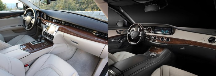 Maserati Quattroporte vs Mercedes S Class 8
