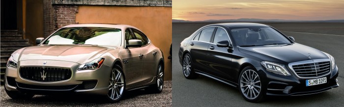 Maserati Quattroporte vs Mercedes S Class