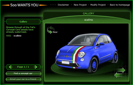 'Fiat 500 wants you'