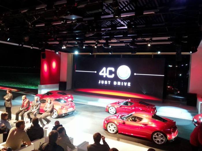 Alfa Romeo 4C Press Conference Balocco