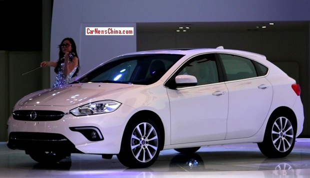 The new Fiat Ottimo. The HB version of the Viaggio. Ottimo means 'Very well' in Italian. Photo by: carnewschina.com