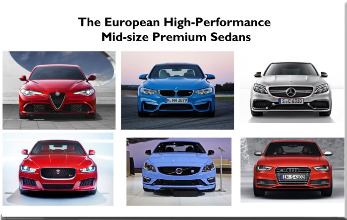 Giulia against rivals